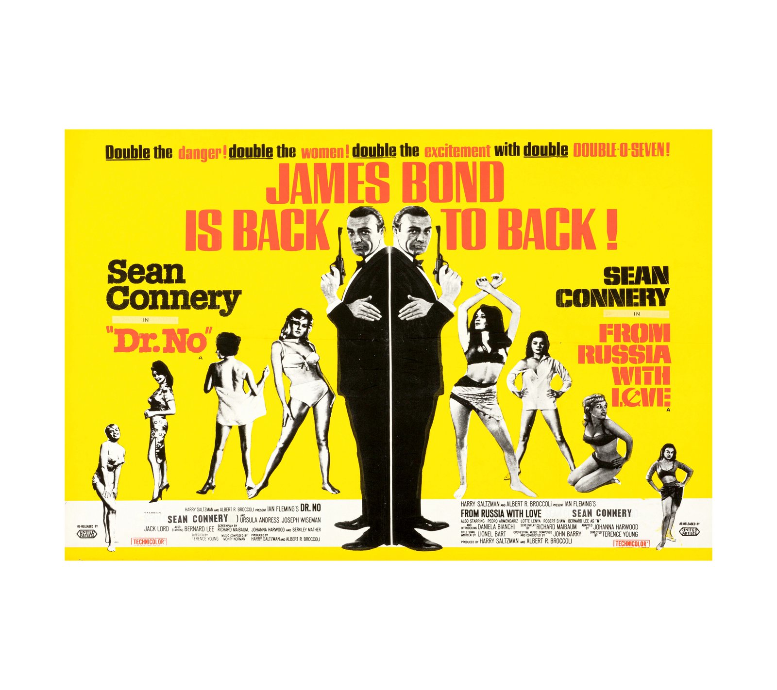 1965 Dr. No - From Russia with Love Combo (United Artists) 