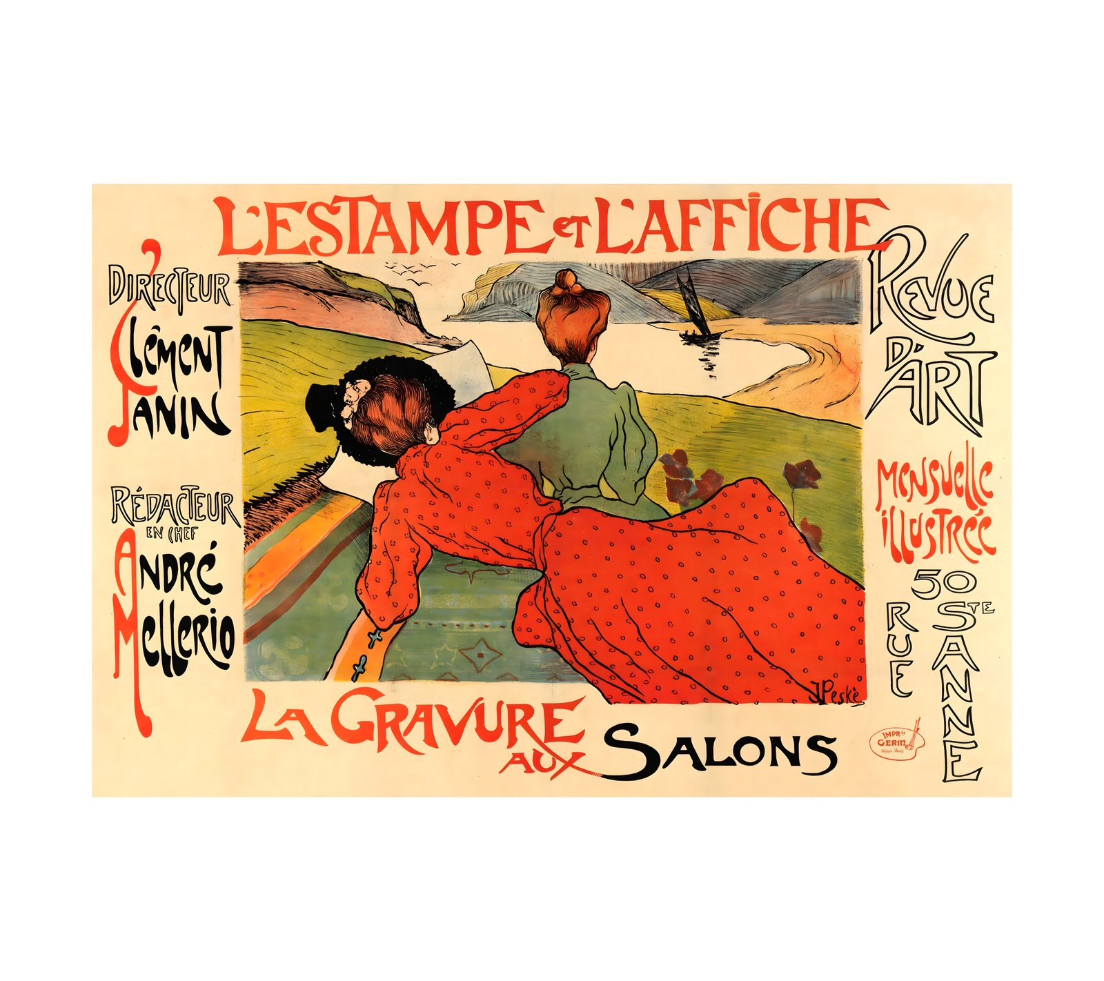 1898 Jean Peske - L'Estampe et l'Affiche 
