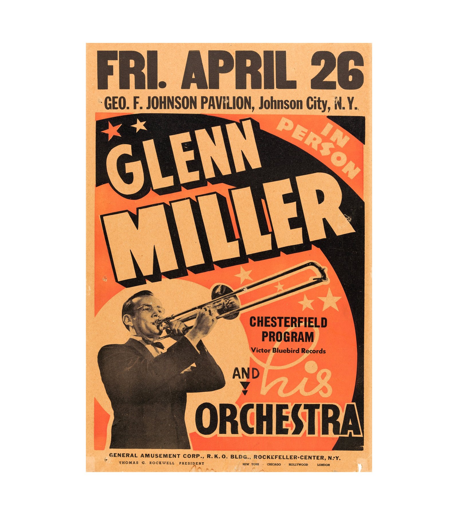 1940 Glenn Miller Geo. F. Johnson Pavilion 