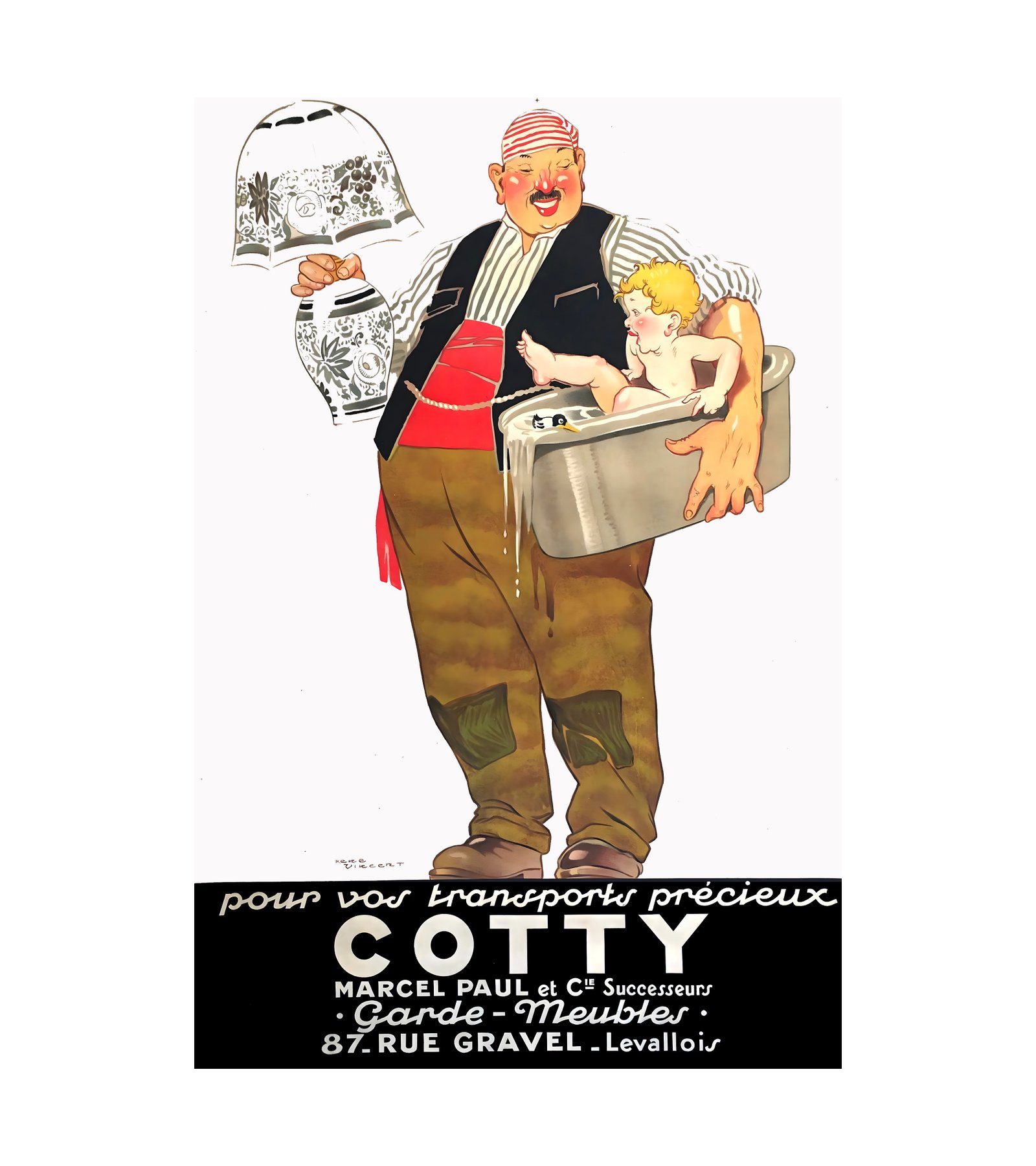 1930 Pour vos transports precieux, Cotty