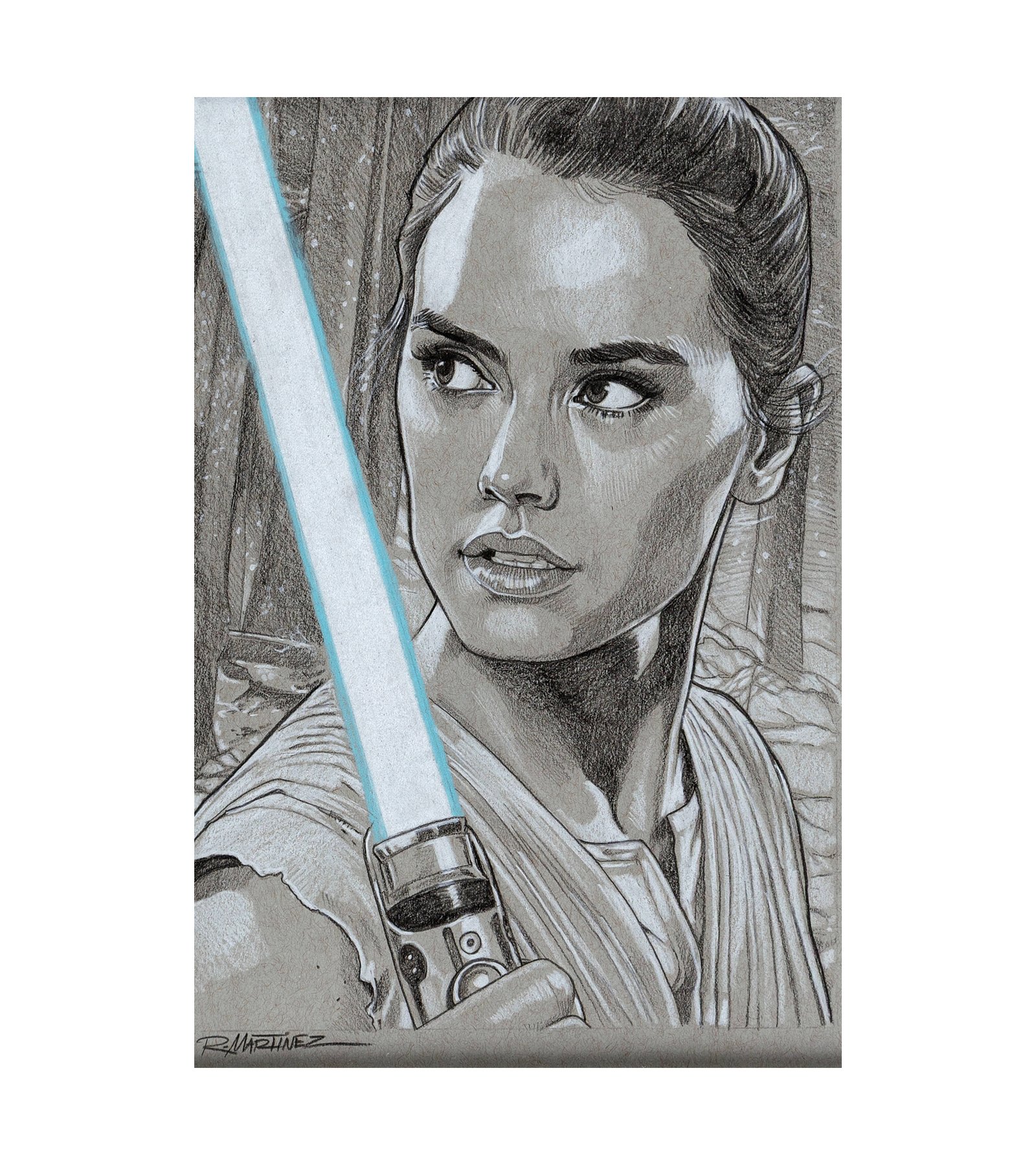 Star Wars - Rey Skywalker Painting Ori 