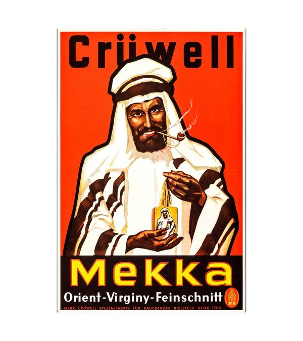 1931 Cruwell Mekka Tobacco (Gebruder Cruwell-Tabak German