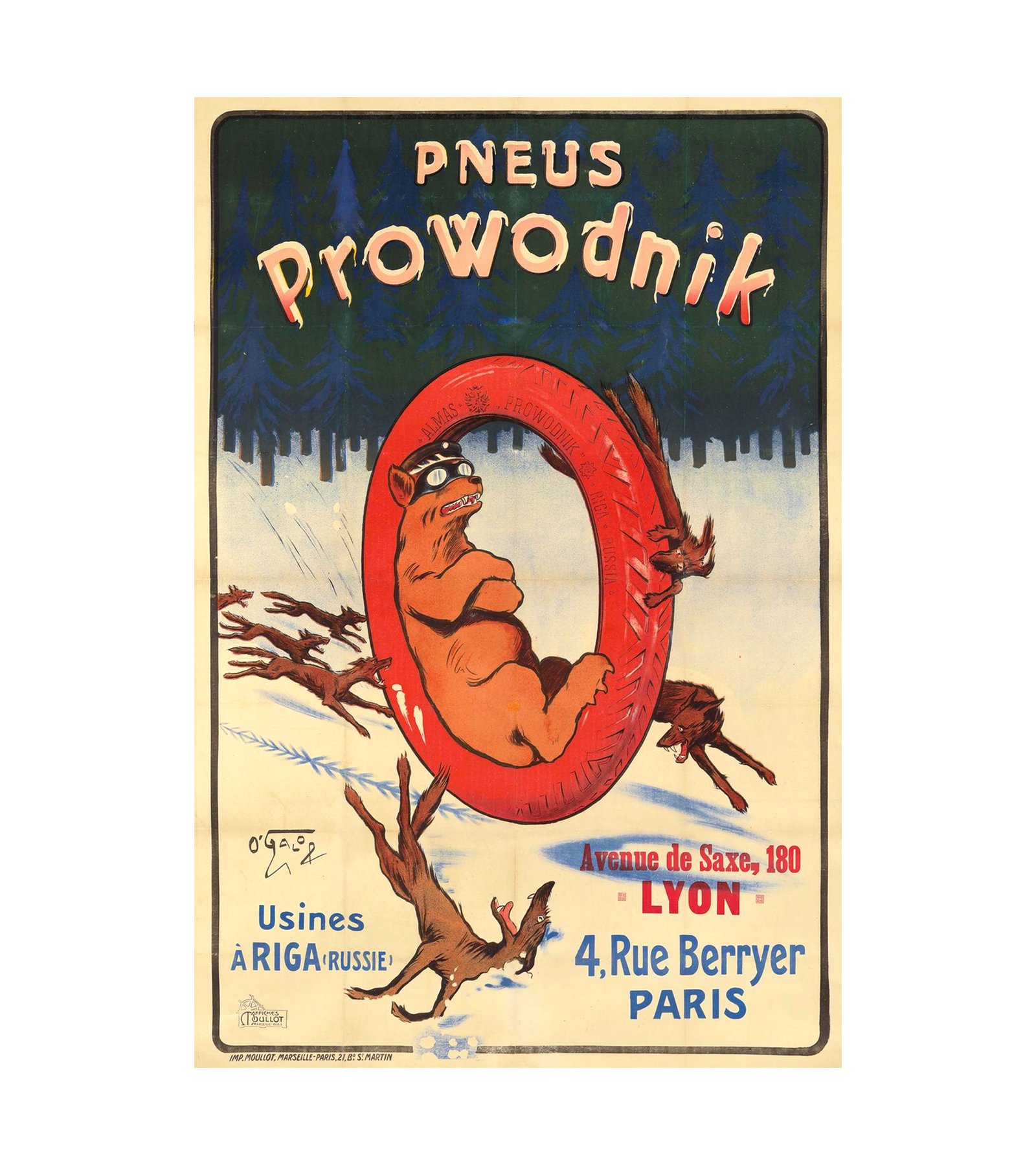 1910 Pneus Prowodnik France