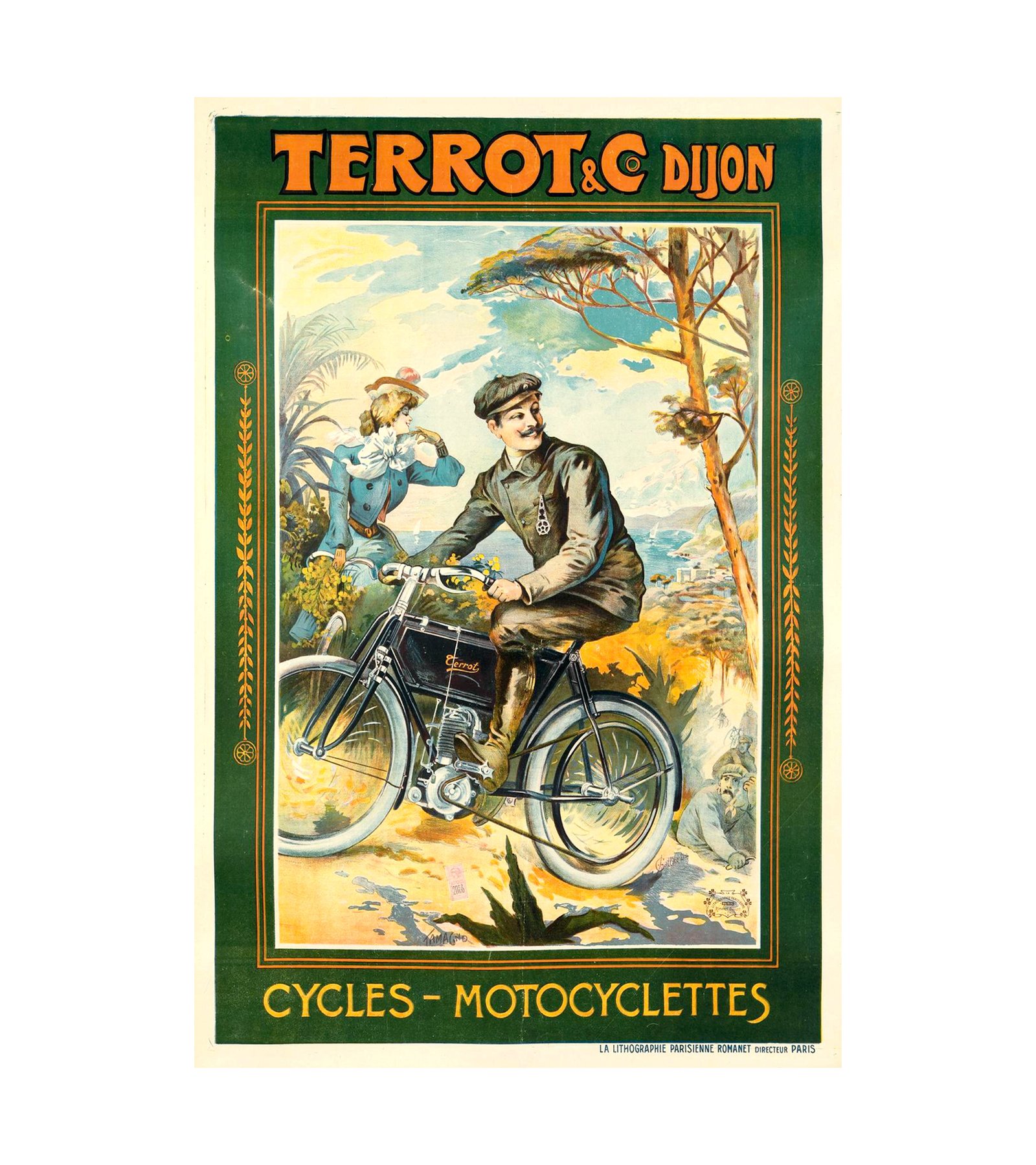 1902 Terror & Co Dijon Cycles Motocyclettes