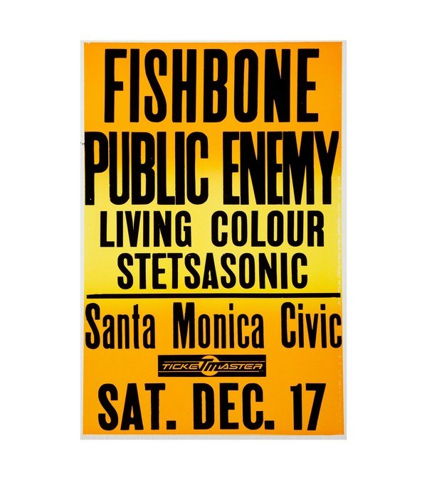 1991 Fishbone, Public Enemy Living Colour 
