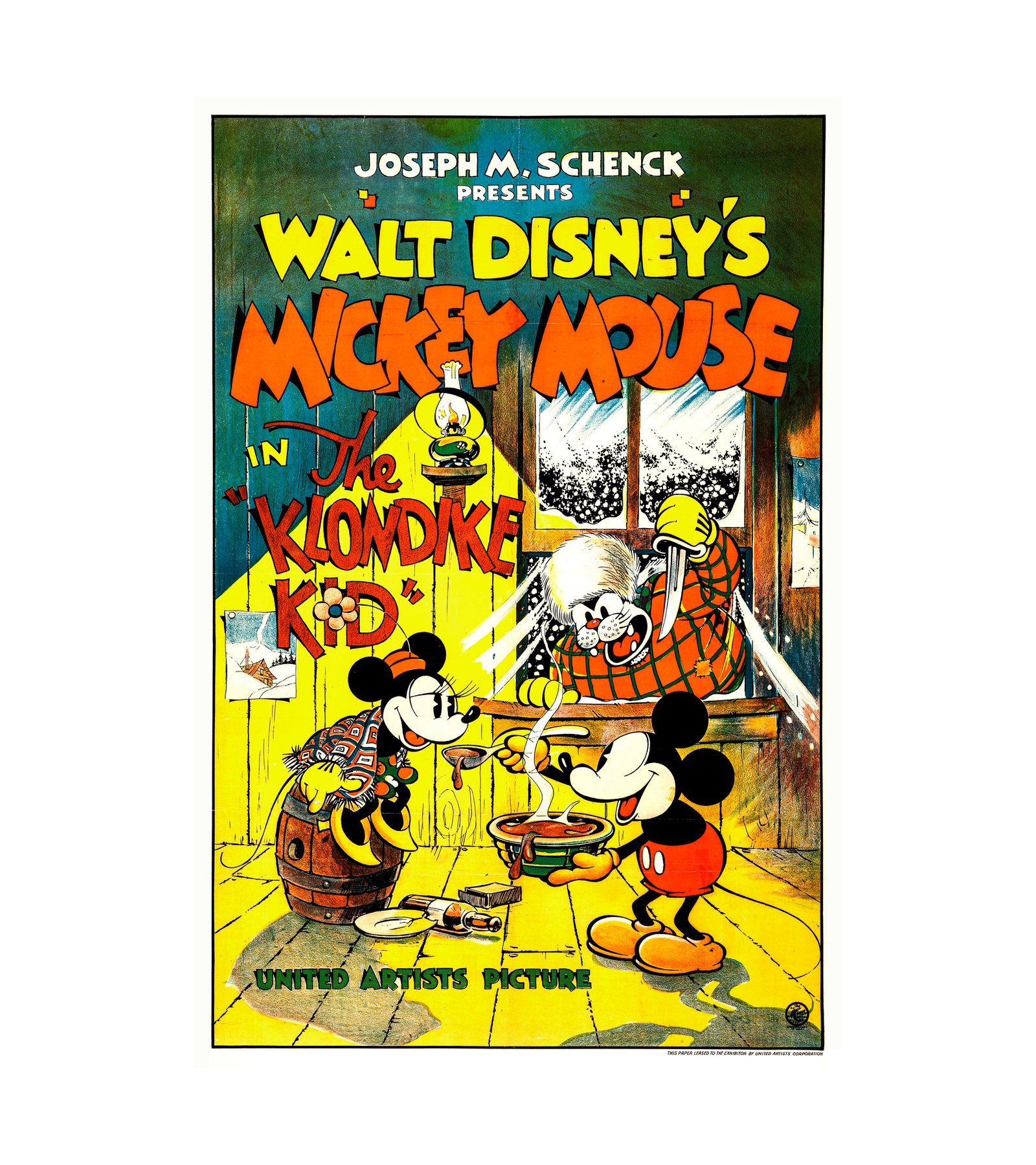 1932 Mickey Mouse - The Klondike Kid (United Artists) 
