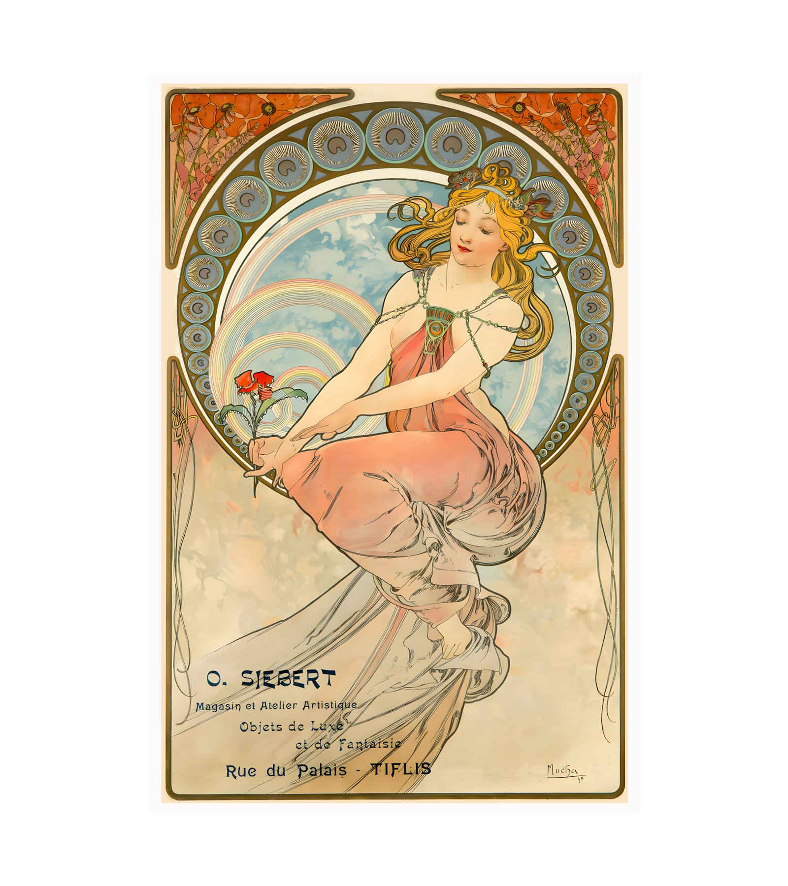 1898 ALPHONSE MUCHA - The Arts - O. Siebert 