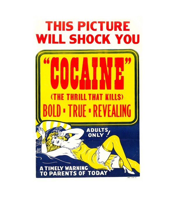 1948 Cocaine The Thrill That Kills Anti Drug Propaganda 