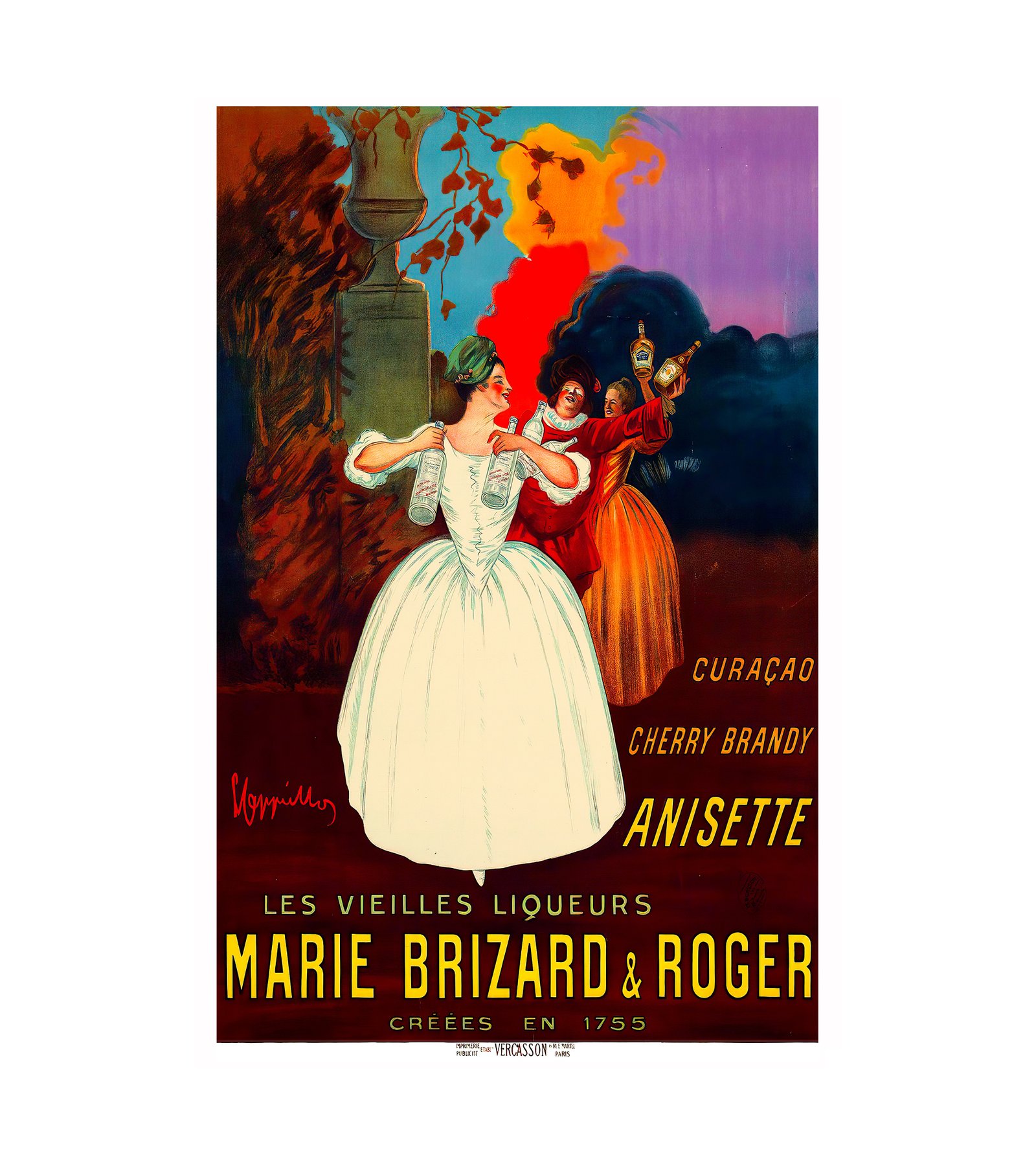 1912  Marie Brizard & Roger Leonetto Cappiello (Italian, 1875-1942)