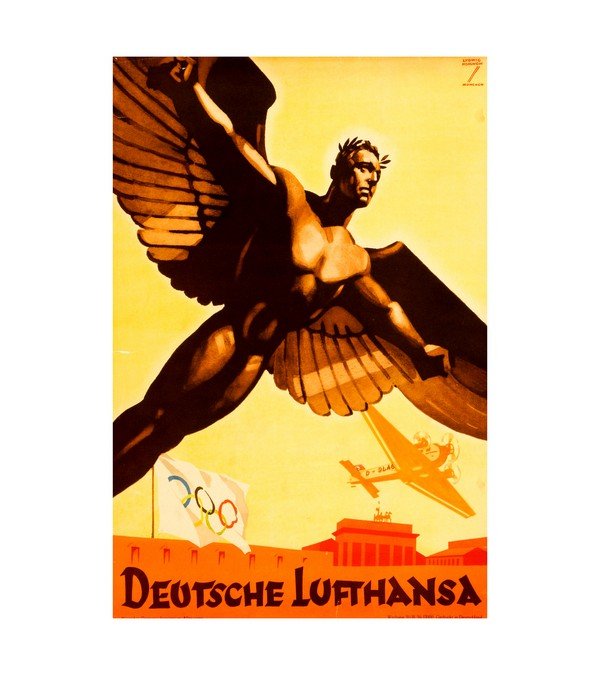 1936 Deutsche Lufthansa - Olympics Airline 