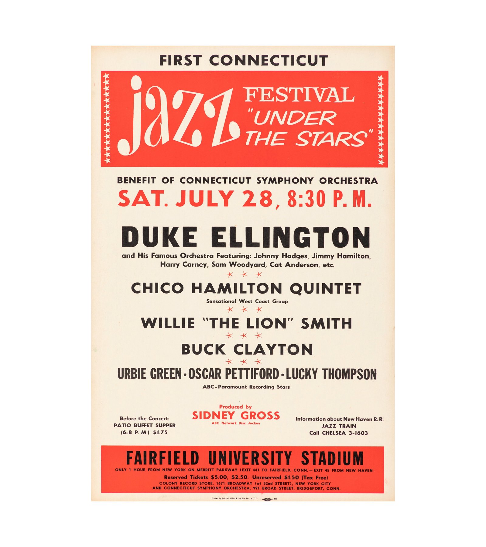 1956 Duke Ellington 1956 First Connecticut Jazz Festival 