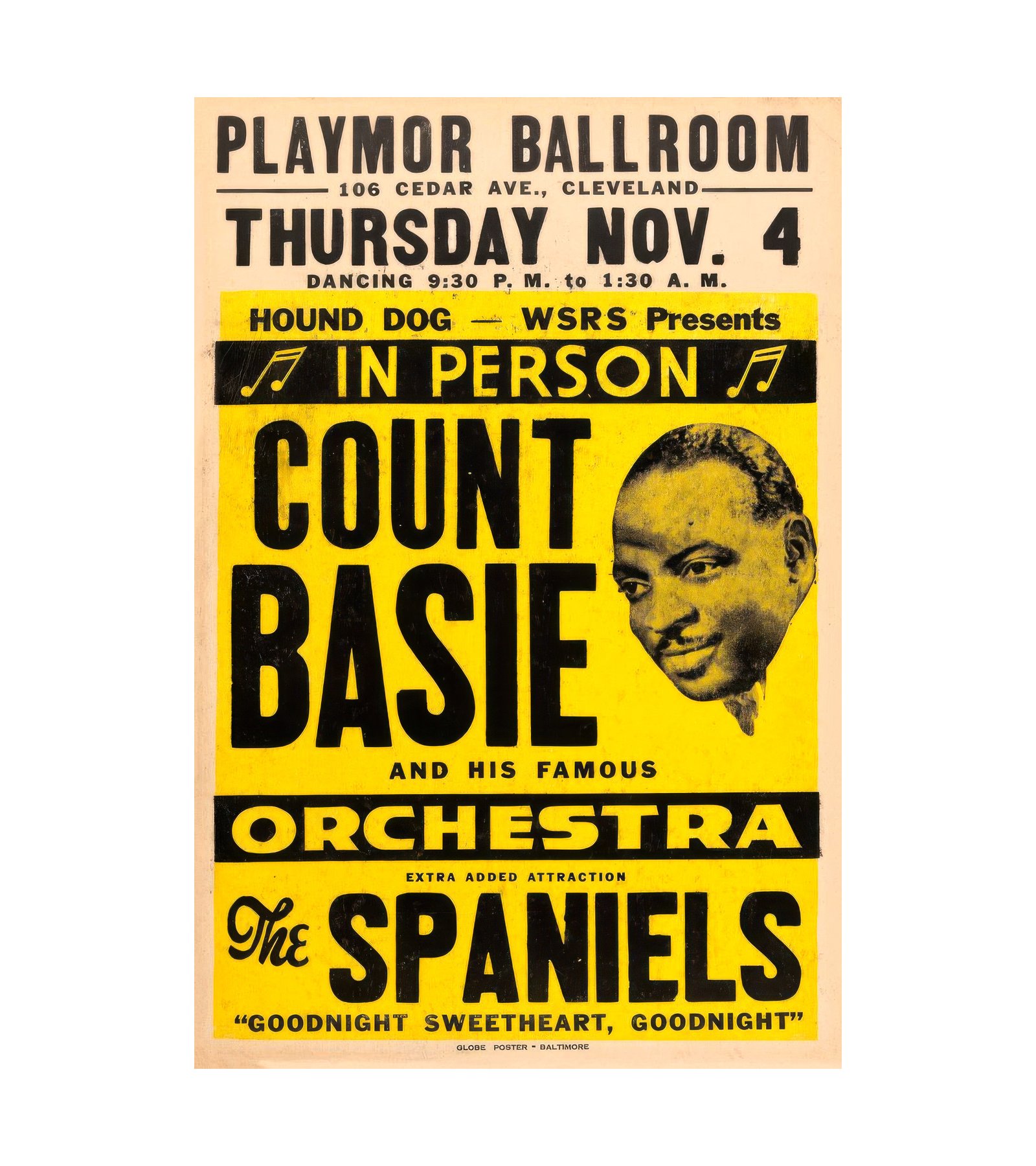 1954 Count Basie Spaniels Playmor Ballroom 