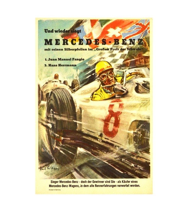 1960s Mercedes - Benz German Racing