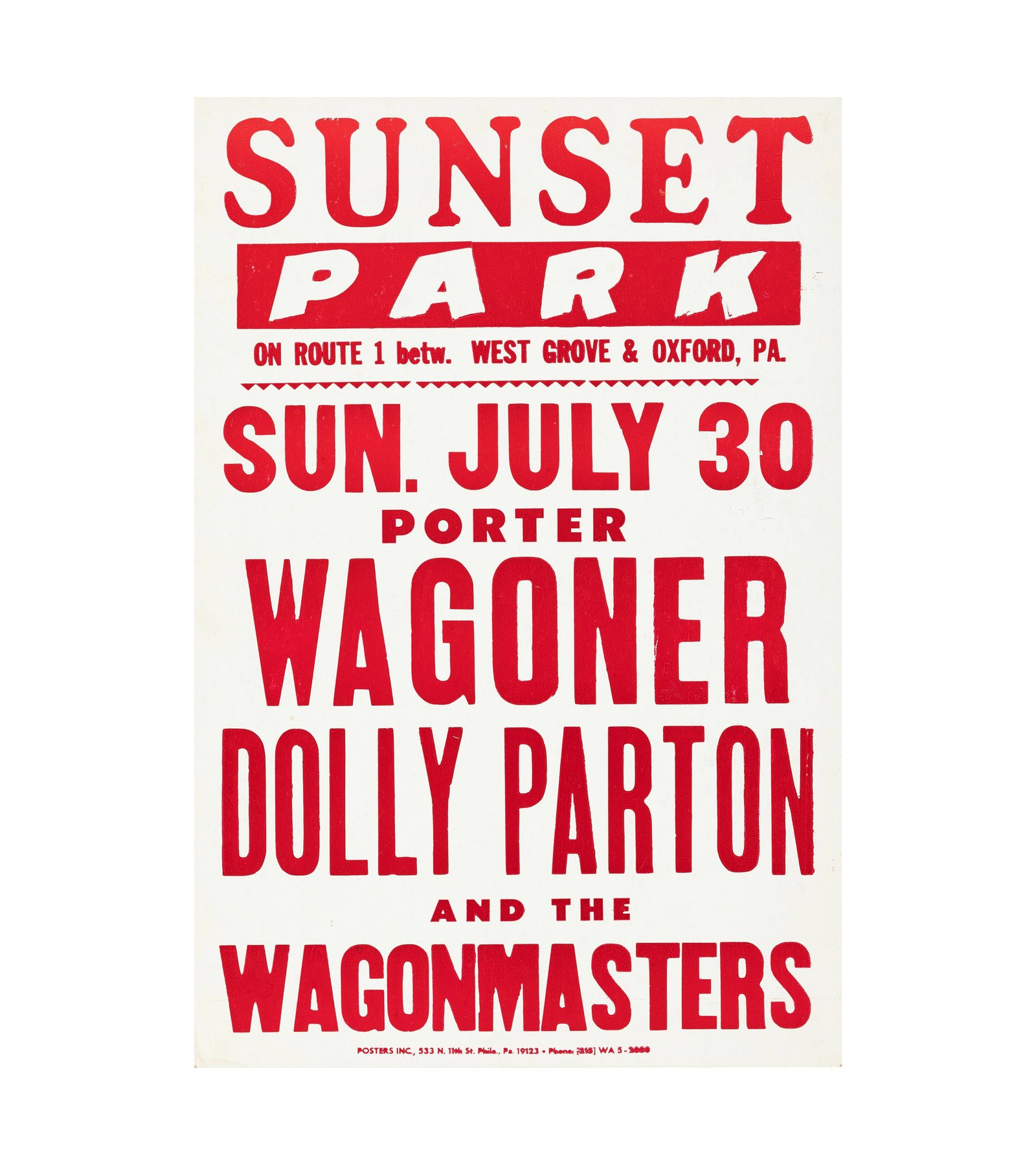 1972 Dolly Parton, Porter Wagoner Pennsylvania 