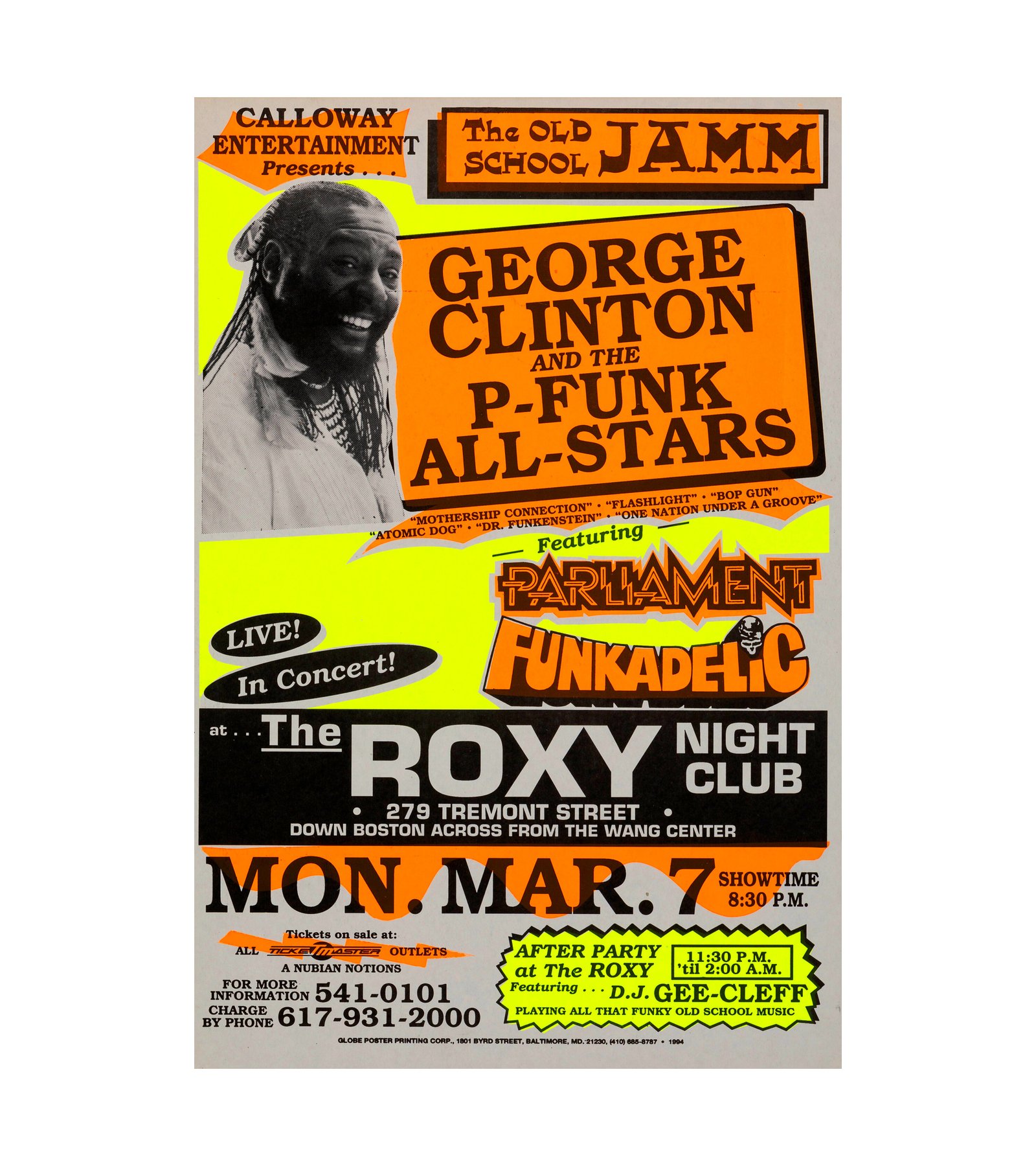 1994 George Clinton and the P-Funk All Stars Boston, MA 