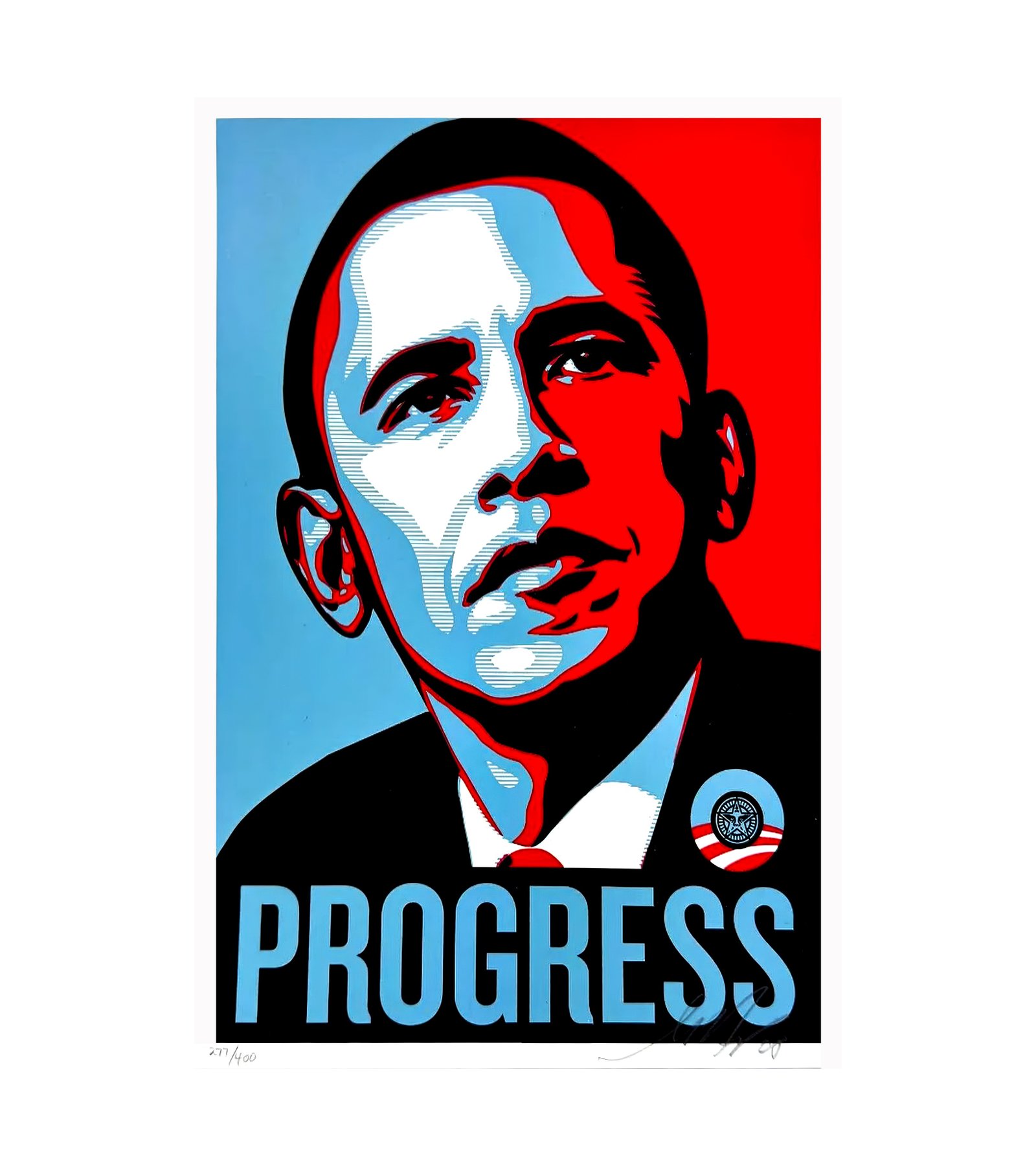 2008 Obama Progress Signed 