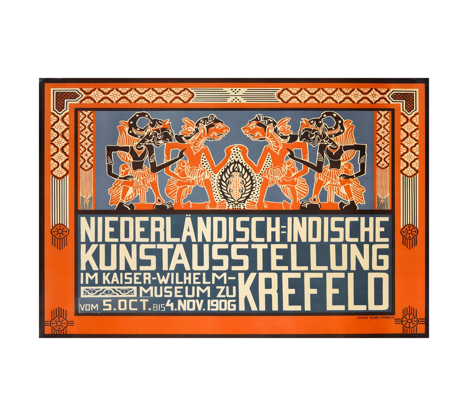 1906 JOHAN THORN-PRIKKER - Krefeld - Niederlandisch-Indische Kunstausstellung 