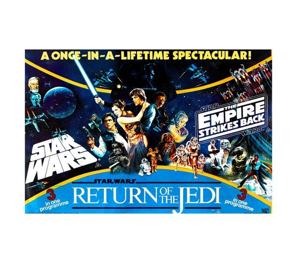 1983 Star Wars Trilogy (20th Century) Horizontal - British 