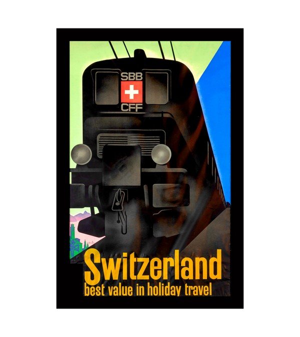 932 Swiss National Railway for the celebration of the 50th anniversary of the opening of the Gotthard tunnel 