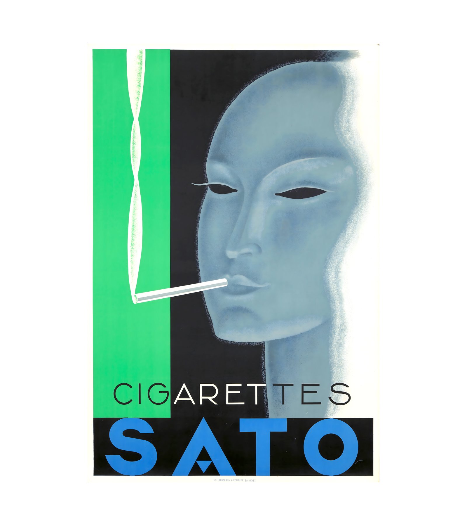 1933 CIgarettes Sato Sauberlin & Pfeiffer, Vevey 