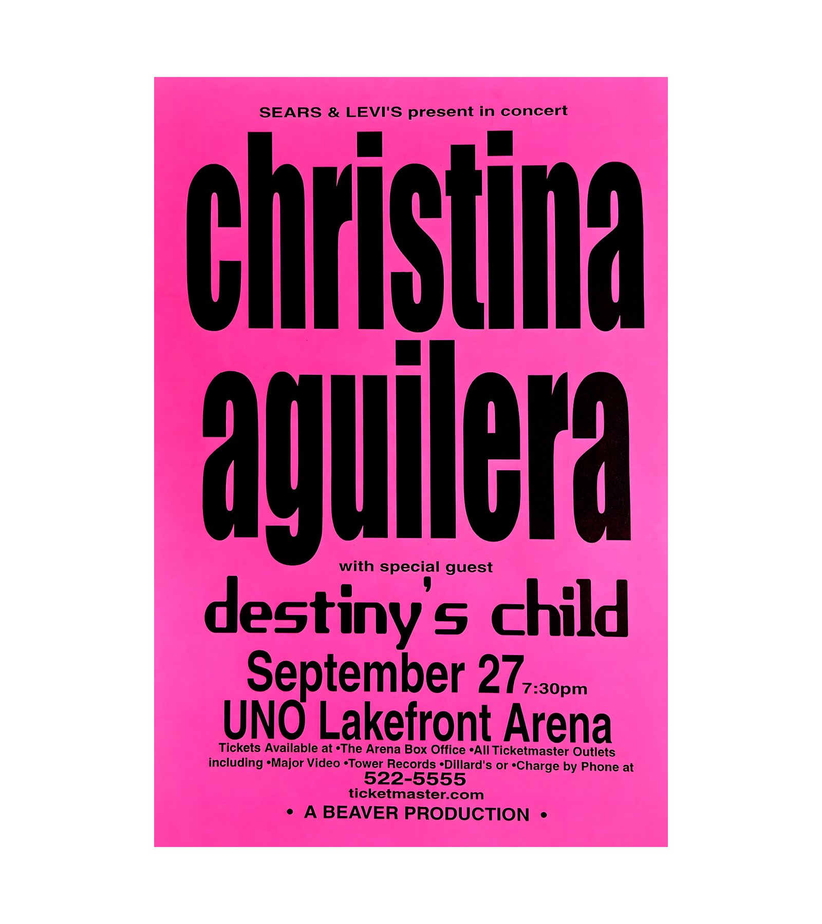2000 Christina Aguilera Destiny’s Child New Orleans 