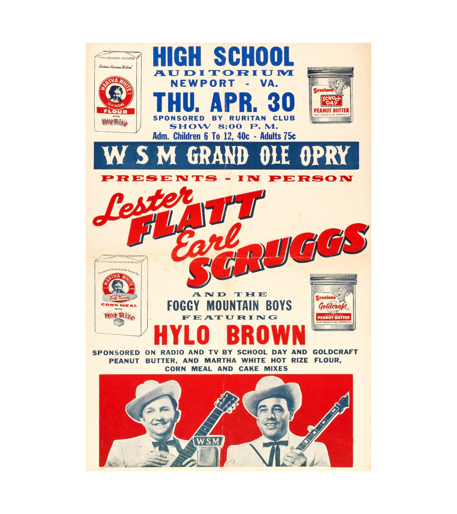 1959 Flatt & Scruggs 1959 Newport, VA High School Auditorium 