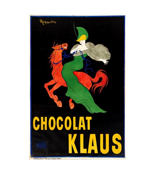 1903 Chocolat Klaus, Swiss Chocolate Poster