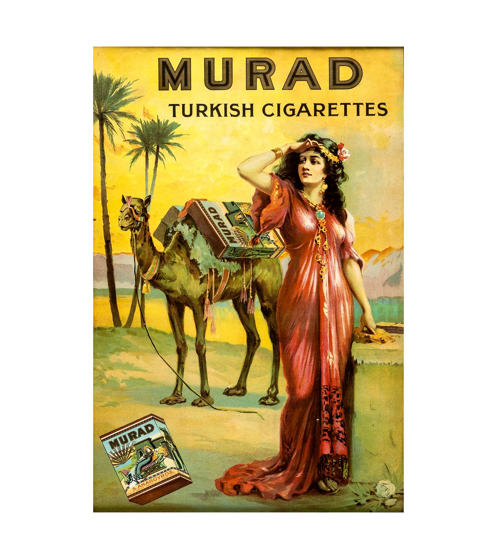 1912 Murad Cigarettes (Montreal Lithographing) Canadian 