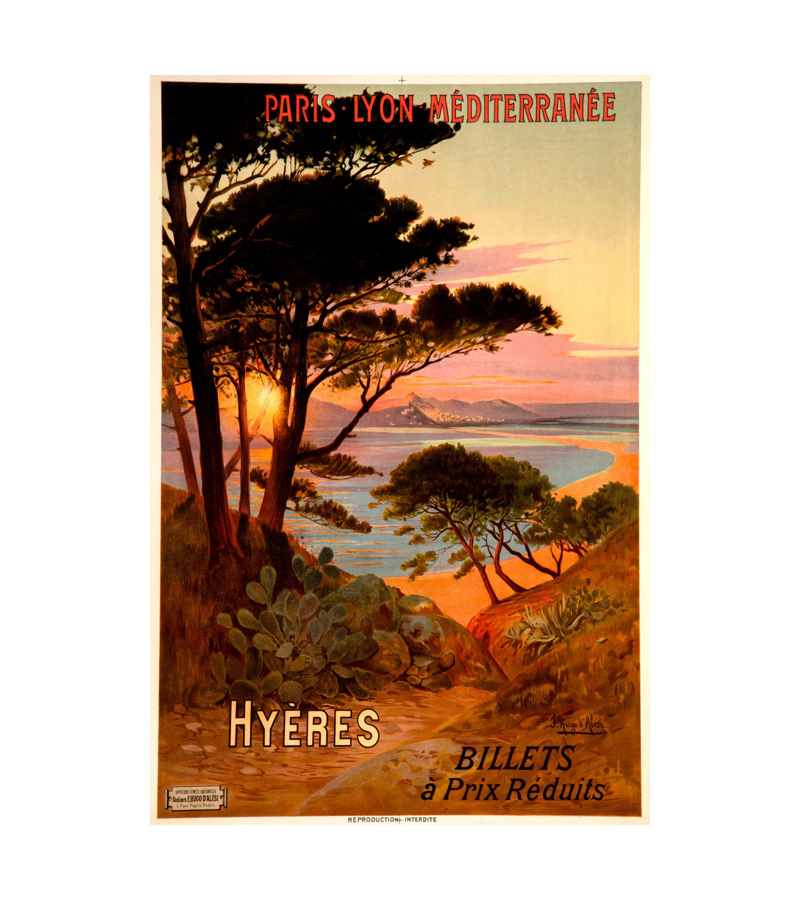 1900 Frederic Hugo D'Alesi (French) Hyeres 