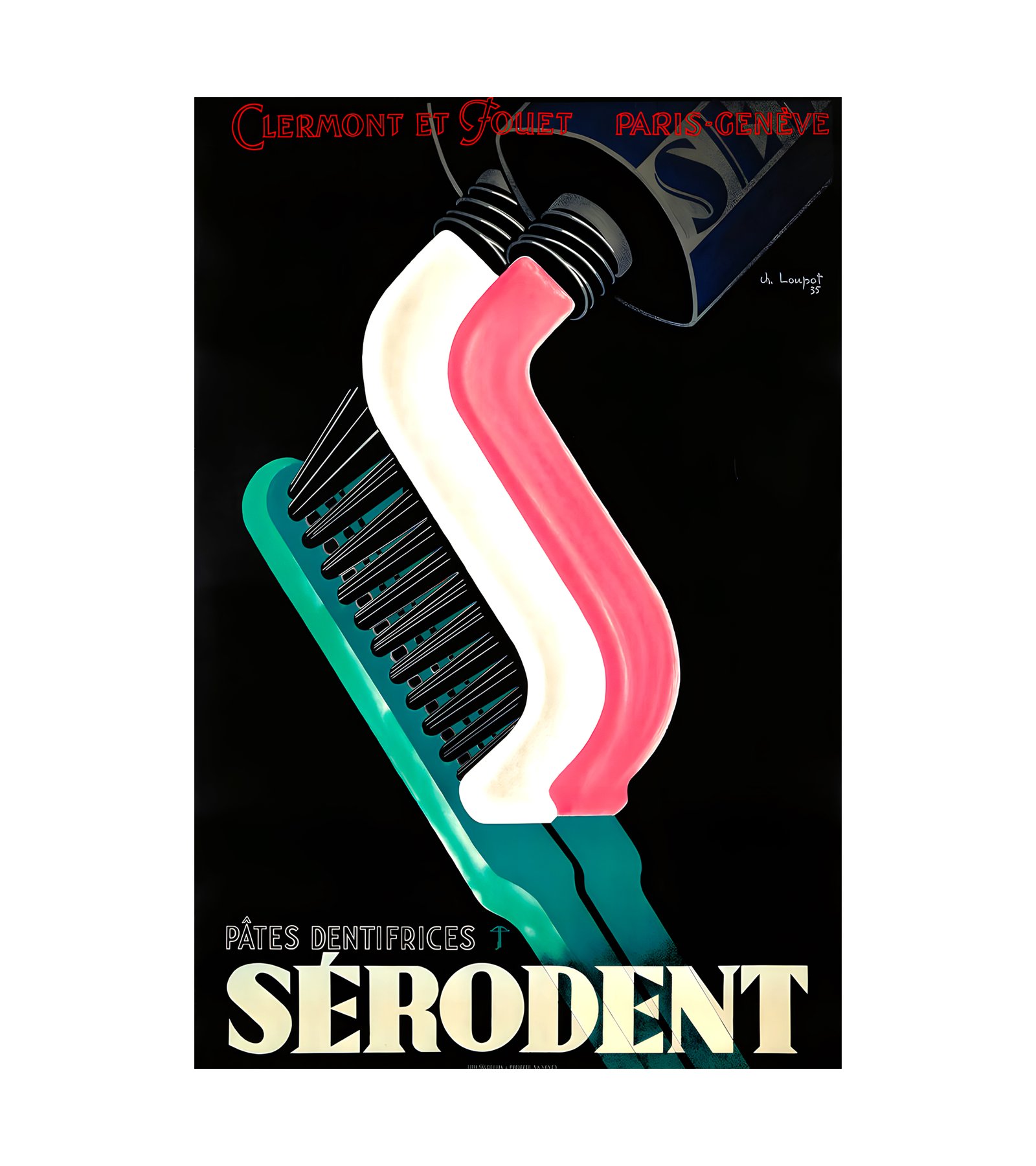 1935 CHARLES LOUPOT - Serodent Sauberlin & Pfeiffer, Vevey 