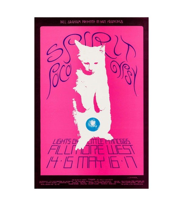 1970 Spirit at Fillmore West (Bill Graham) 