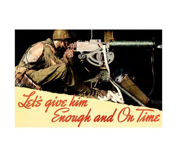 GIve him Enough and on Time 