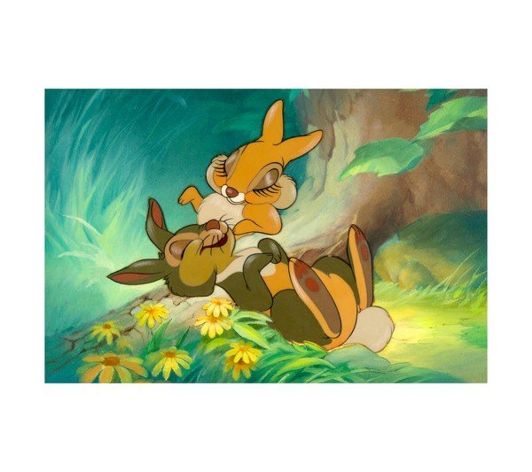 1942 Bambi Thumper and Miss Bunny (Walt Disney) 