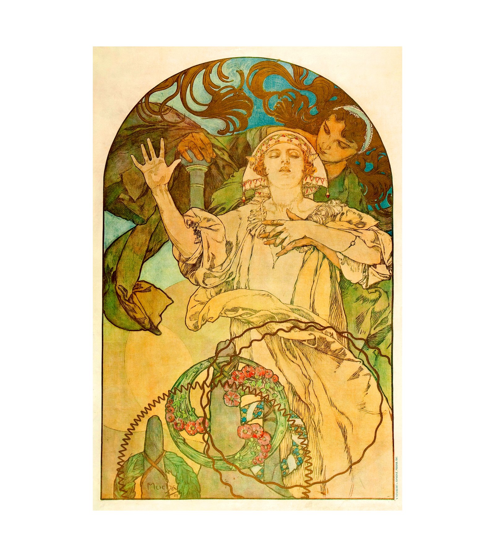 1927 Alphonse Mucha - Imp. V. Neubert, Prague, Czechoslovakia 
