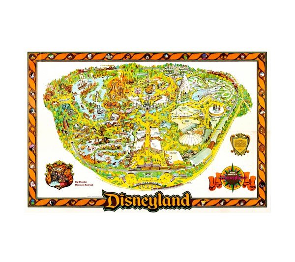 1979 Disneyland Map 