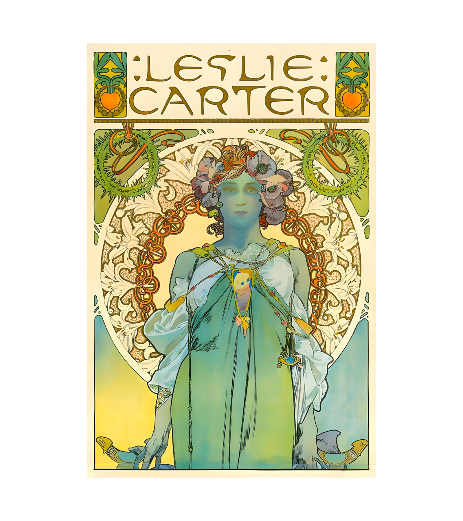 1908 ALPHONSE MUCHA (Art Nouveau) Leslie Carter - Strobridge Litho., Cincinnati 