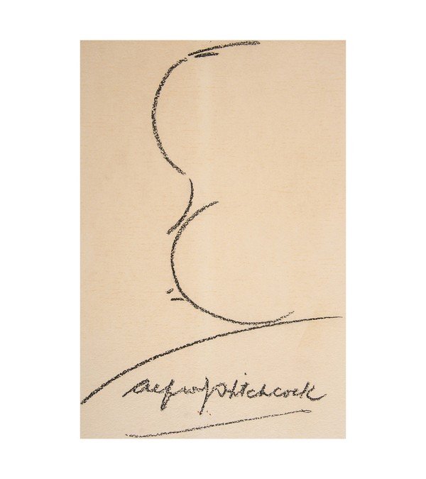 Alfred Hitchcock Signature Sketch