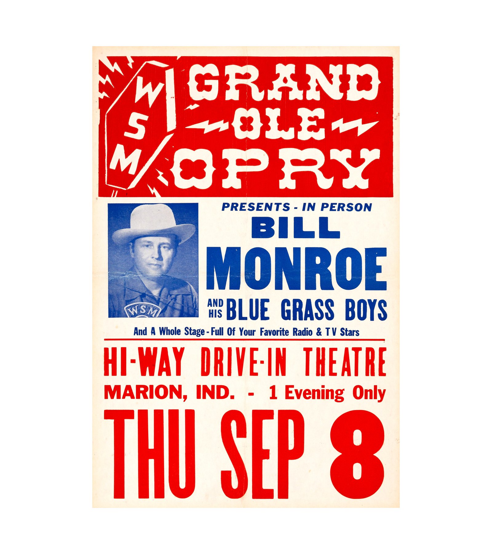 1949 Bill Monroe Hi-Way Drive-In Theatre 