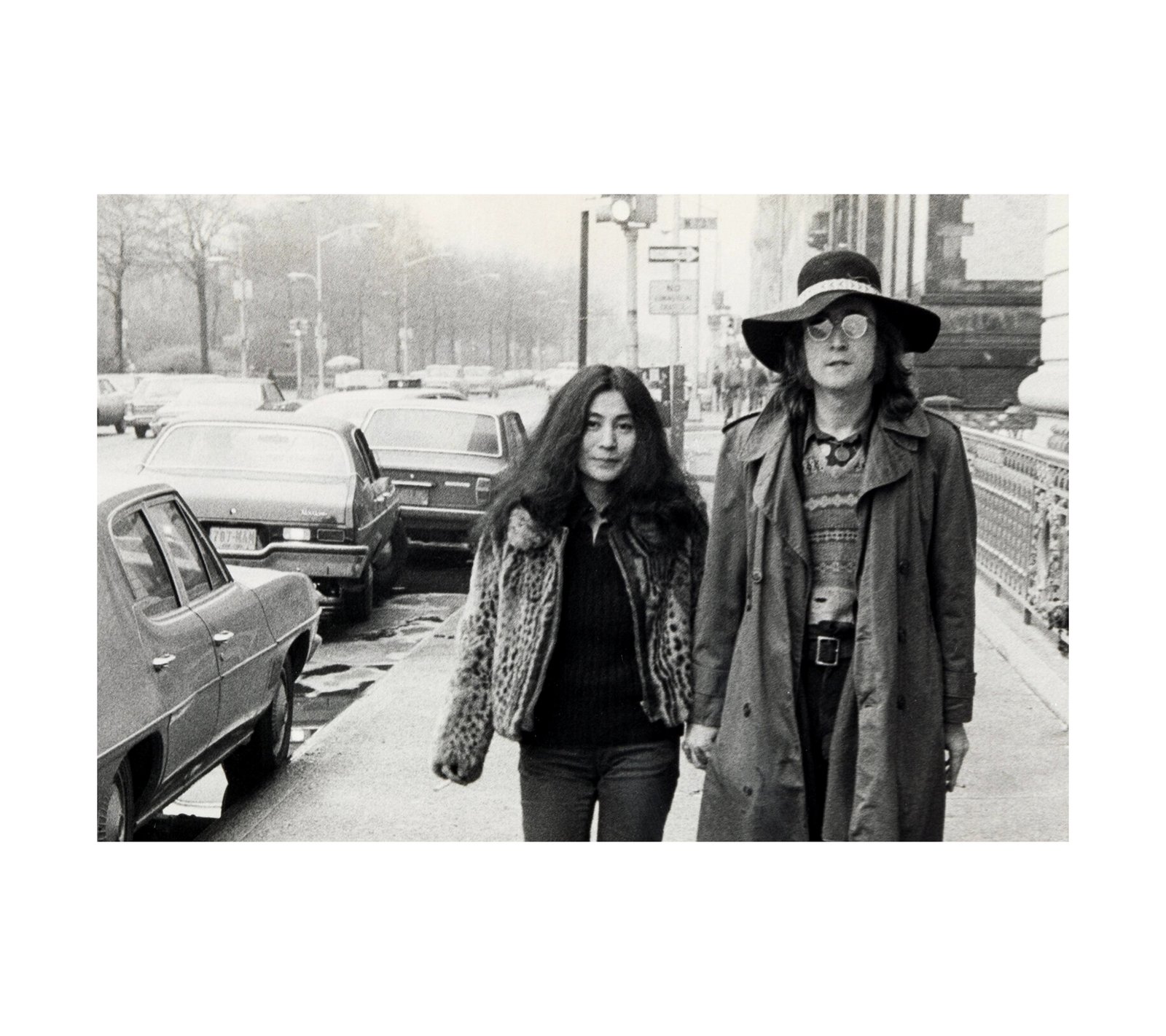 1973 John Lennon and Yoko Ono NYC