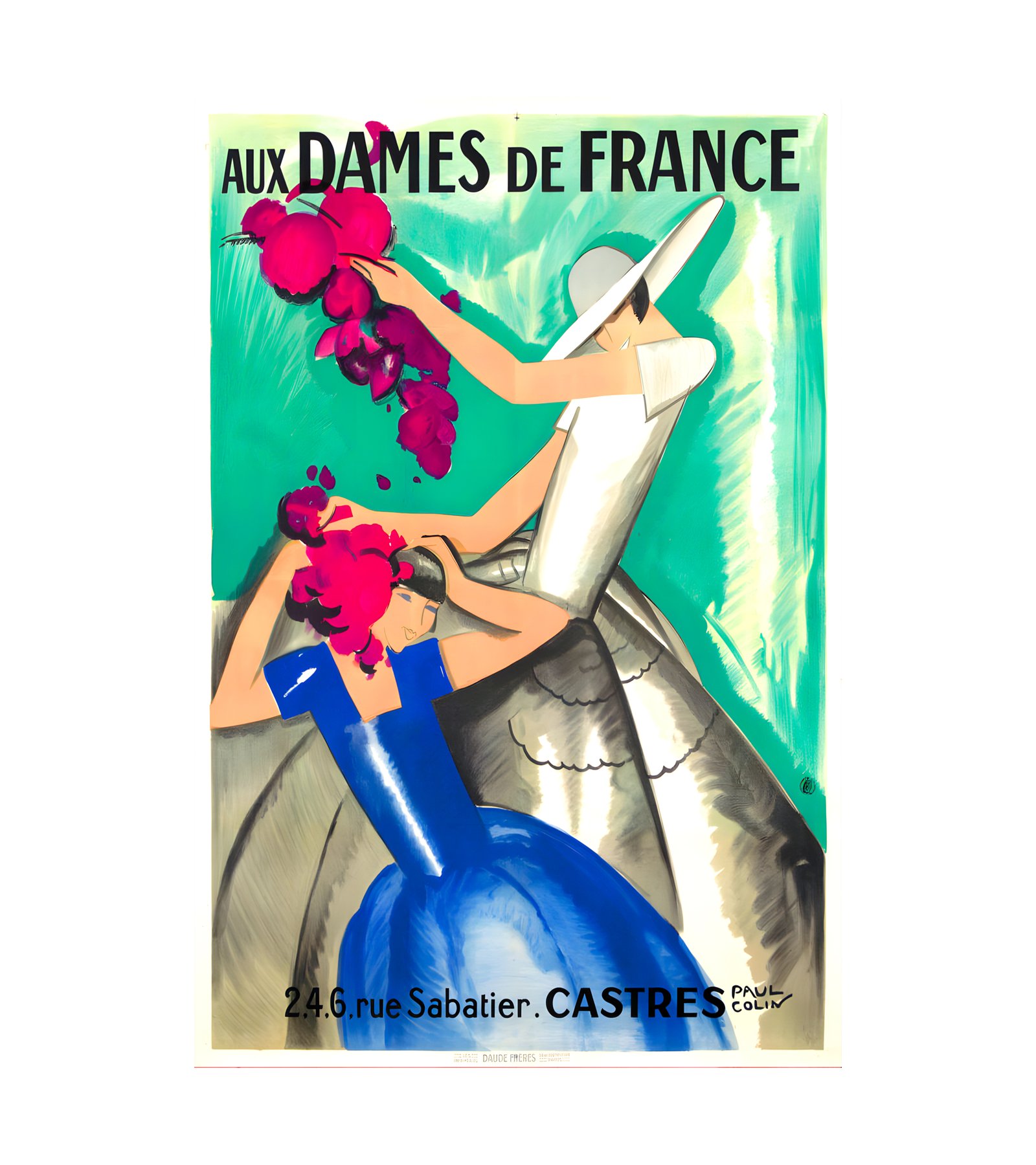 1929 PAUL COLIN - Aux Dames de France - Imp. Daude Freres, Paris 
