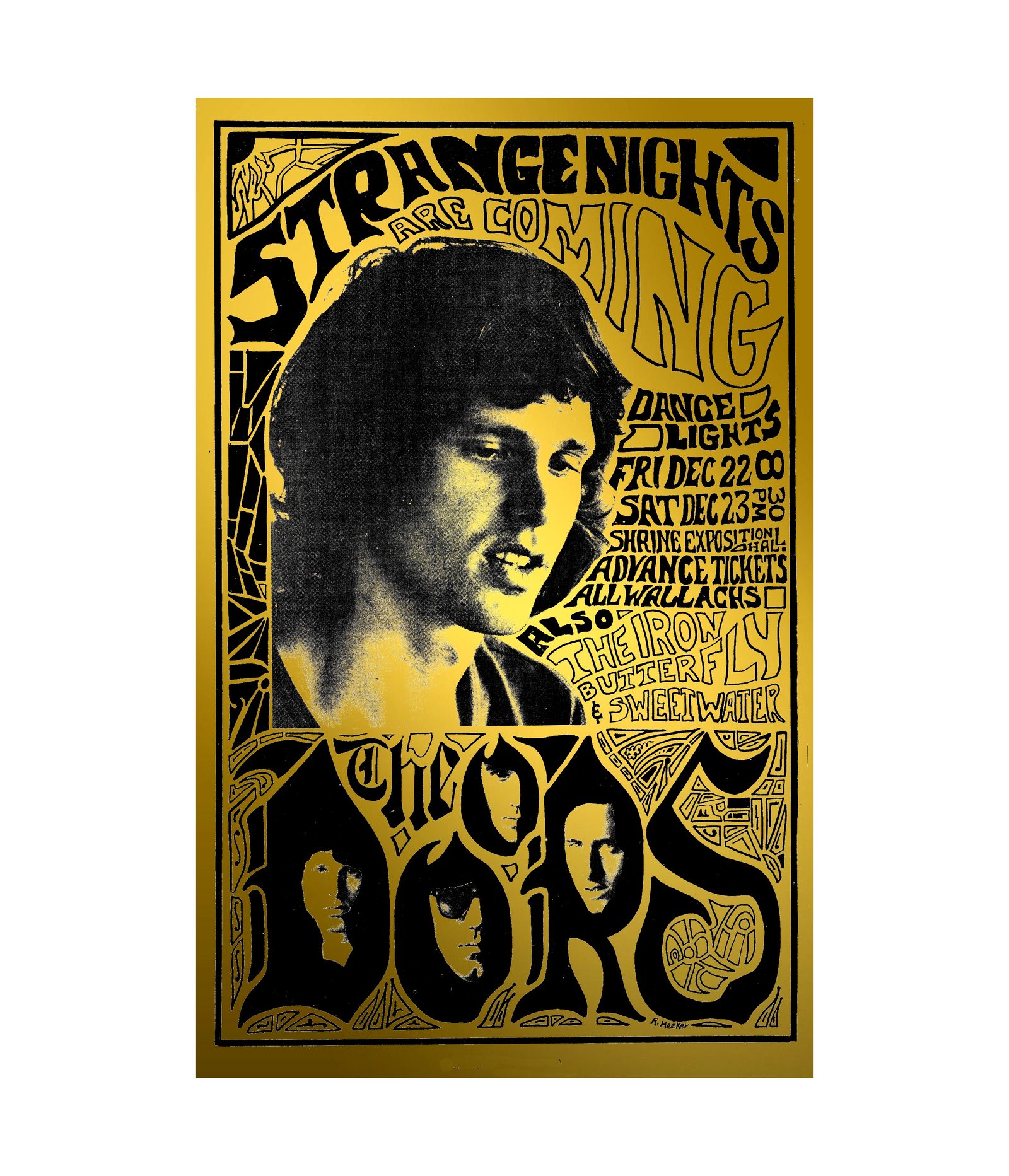 1967 Doors - John Densmore Signed 