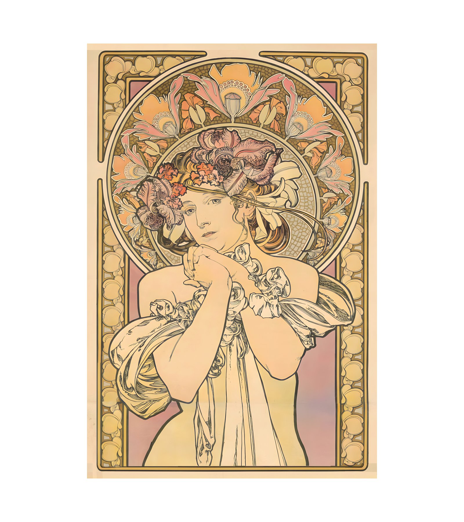 1901 ALPHONSE MUCHA (1860-1939)- Lygie - Imp. F. Champenois, Paris 