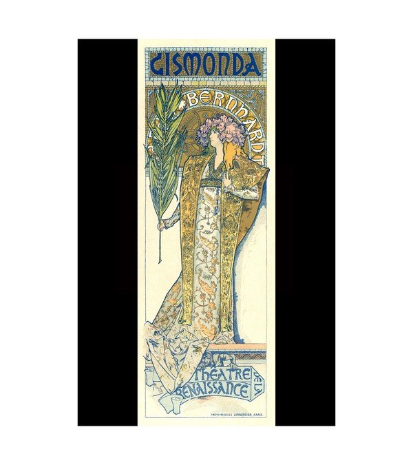 1894 Gismonda Alphonse Mucha