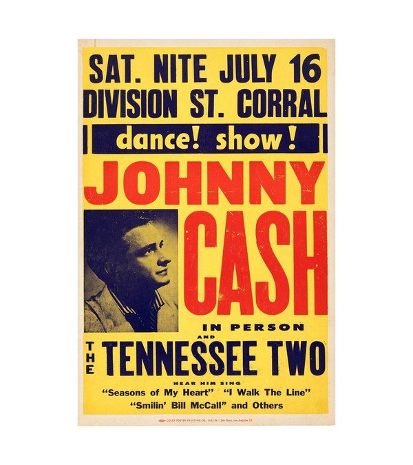 1959 Division Street Corral- Johnny Cash, Sun Records 