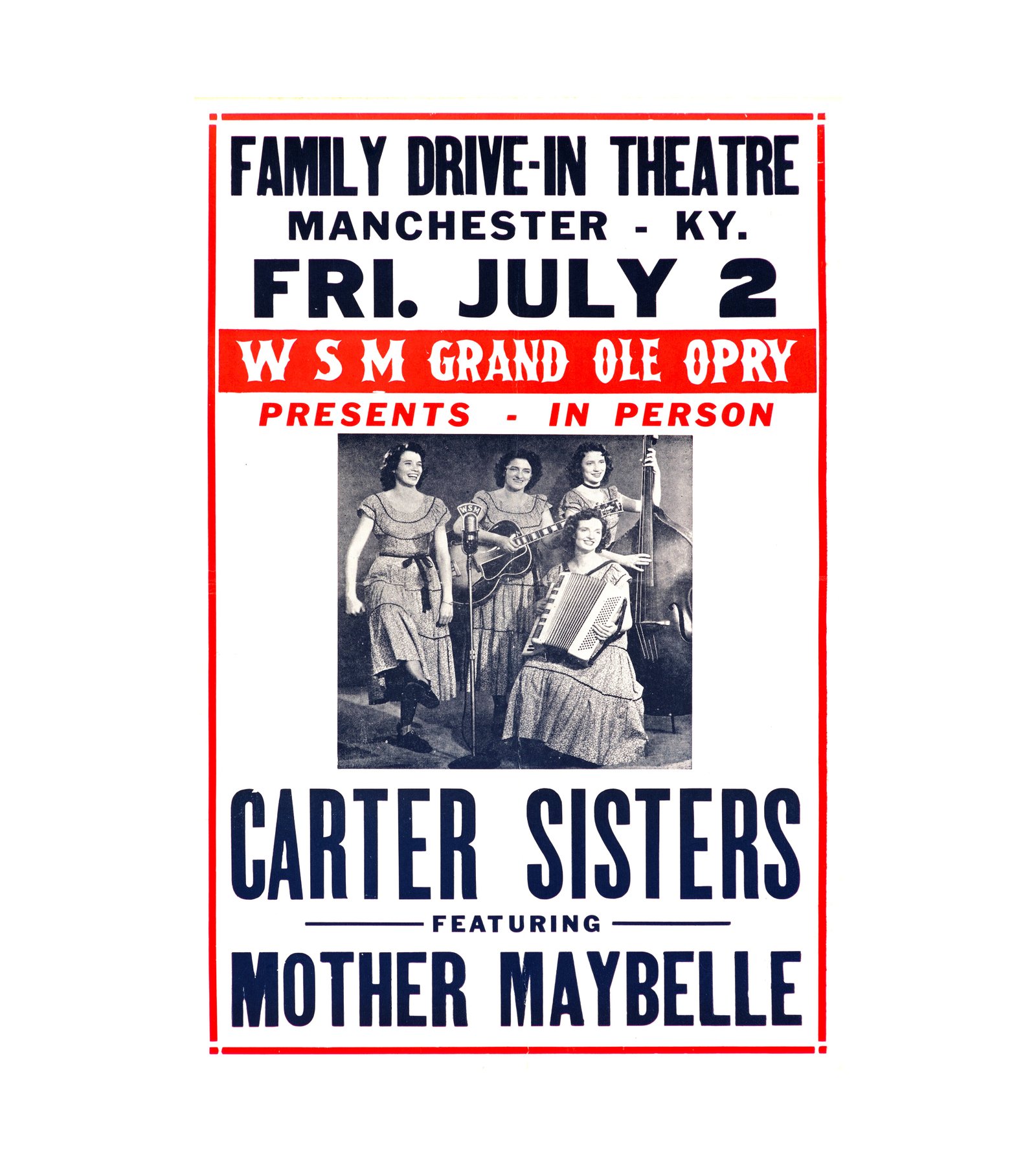 1954 Carter Sisters - June Carter and Mother Maybelle 