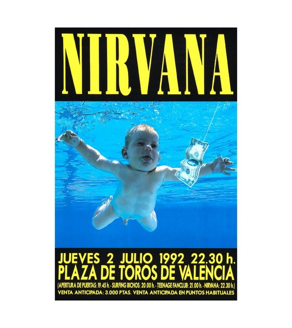  1992 Nirvana Valencia, Spain 