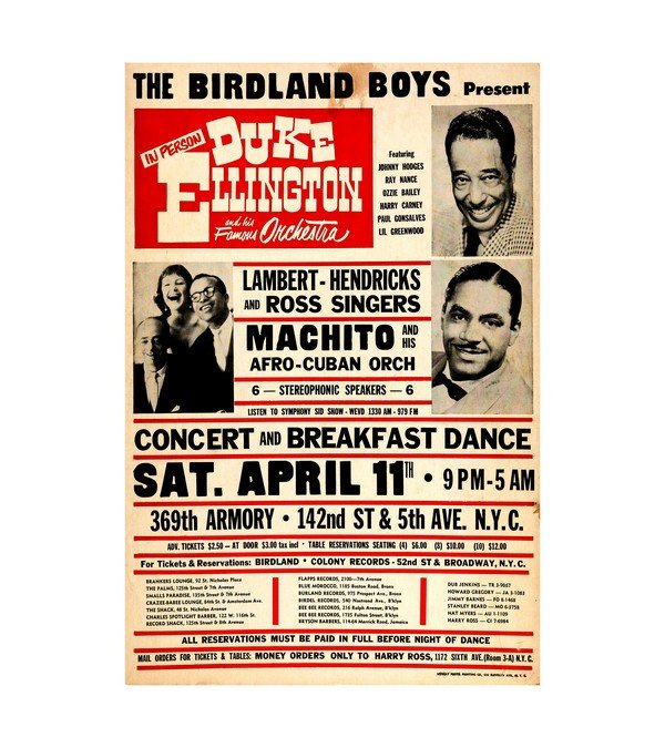 1959 Duke Ellington 369th Armory (The Birdland Boys), Jazz 