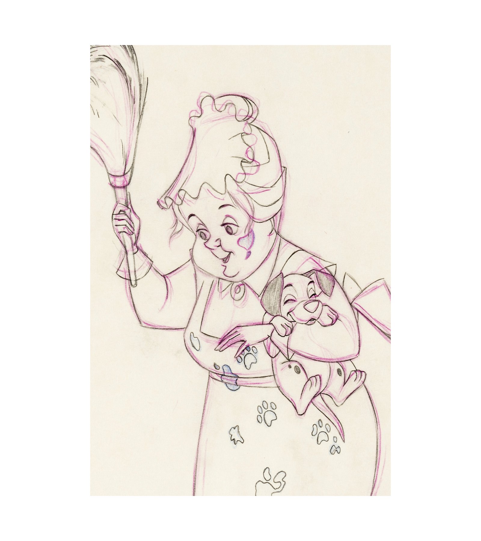 1961 - 101 Dalmatians Nanny and Puppy 