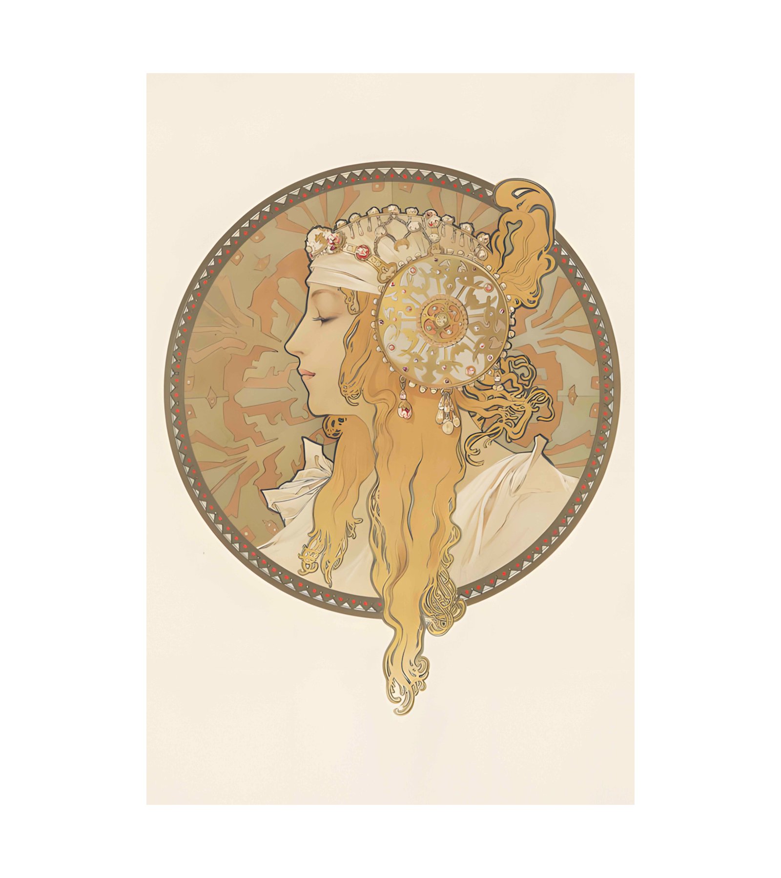 1897 ALPHONSE MUCHA (1860-1939) Societe Populaire des Beaux-Arts - Imp. F. Champenois, Paris 