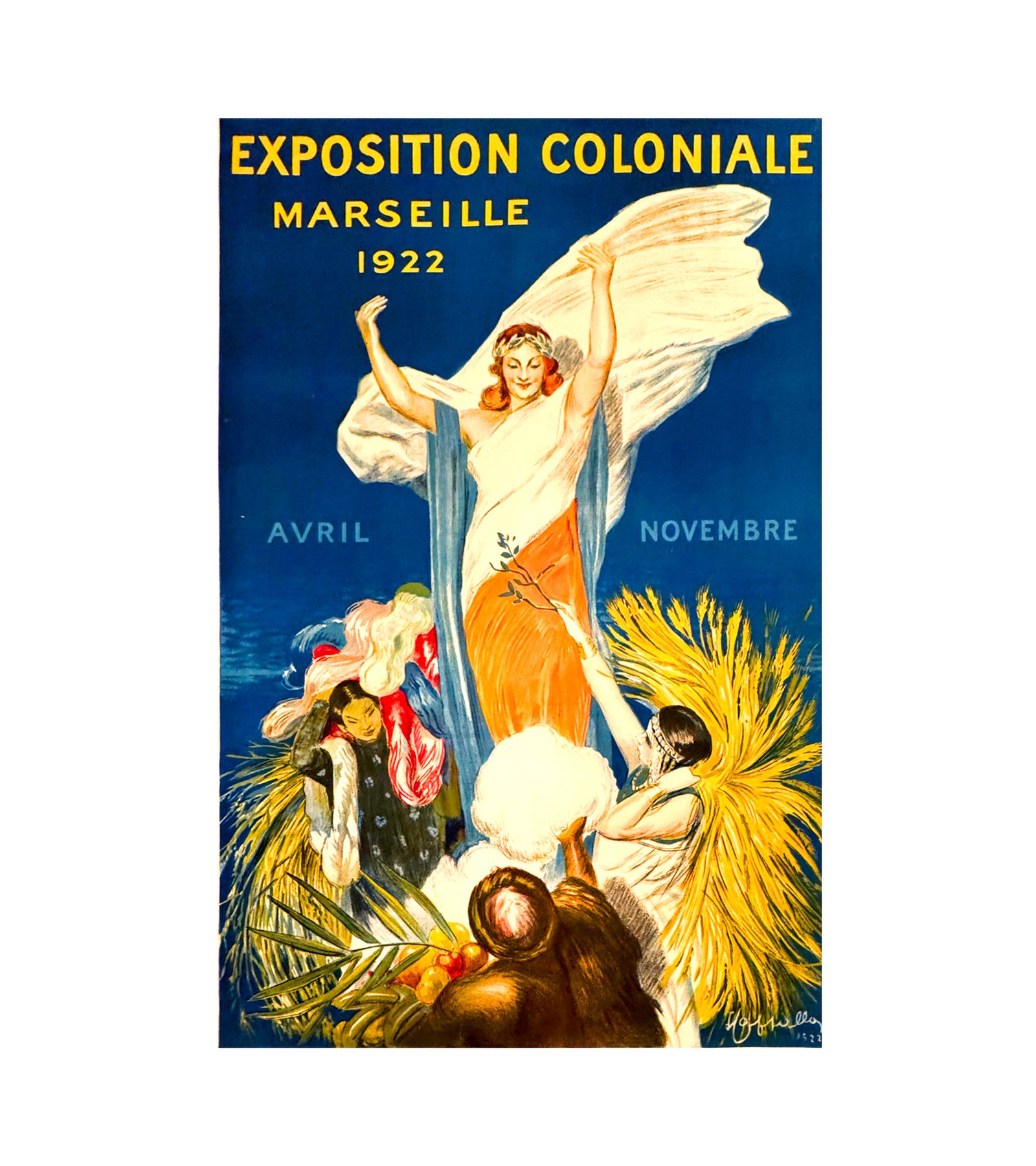 1922 Exposition Coloniale Marseille - Leonetto Cappiello 